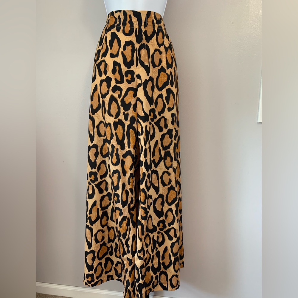 Cato Leopard Print Ride Leg Pants